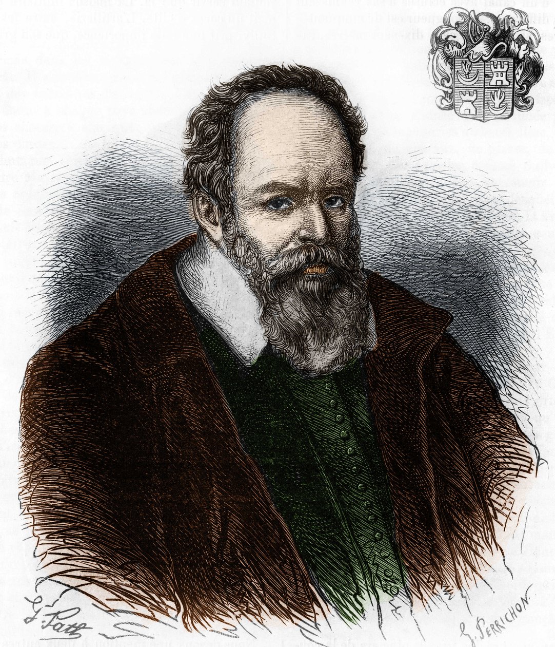 Pierre Jeannin portréja 1540-1622. Francia bíró. alkotó: Artist Unknown
