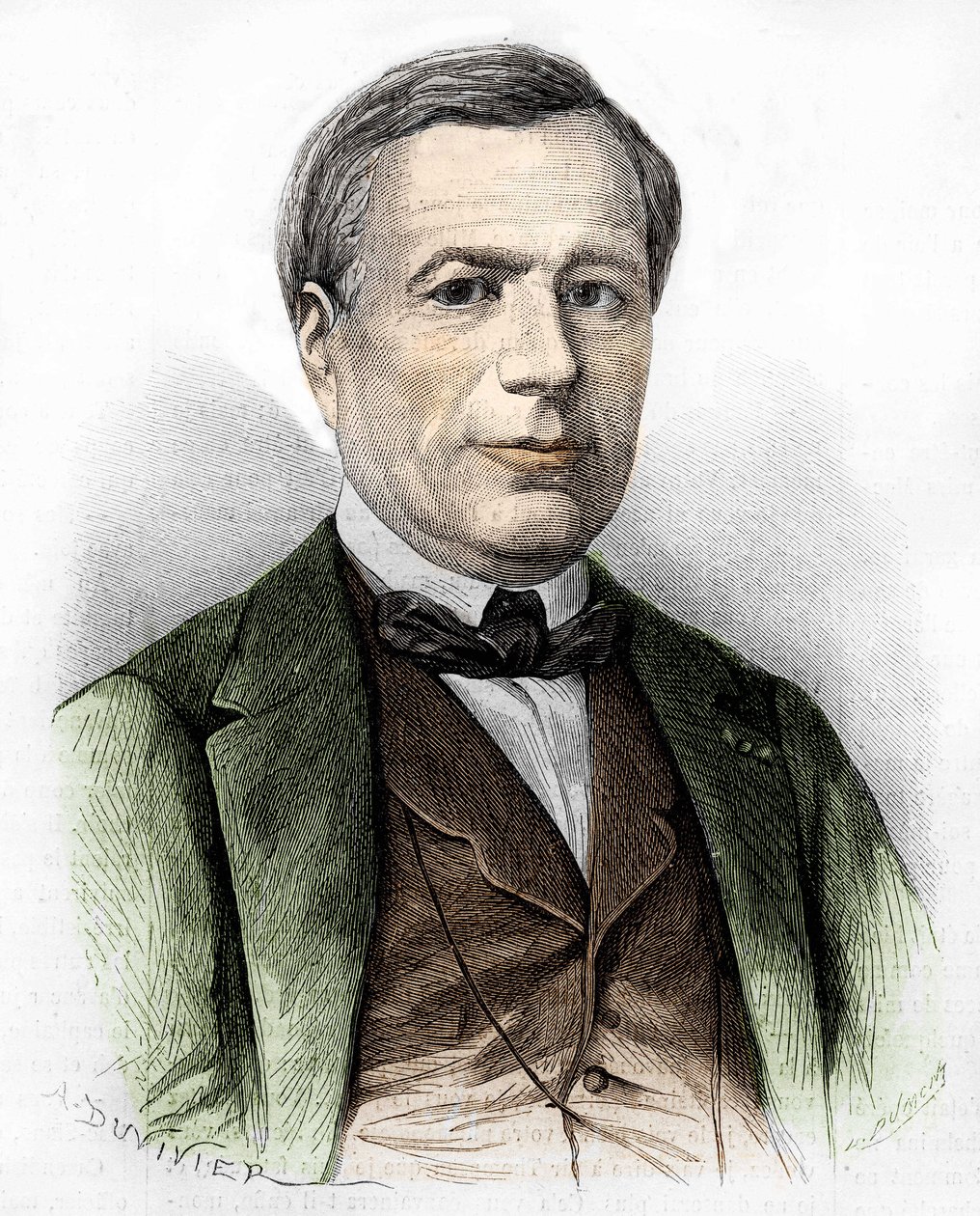 Xavier MARMIER portréja Író, költő, utazó, az északi irodalom fordítója. alkotó: Artist Unknown