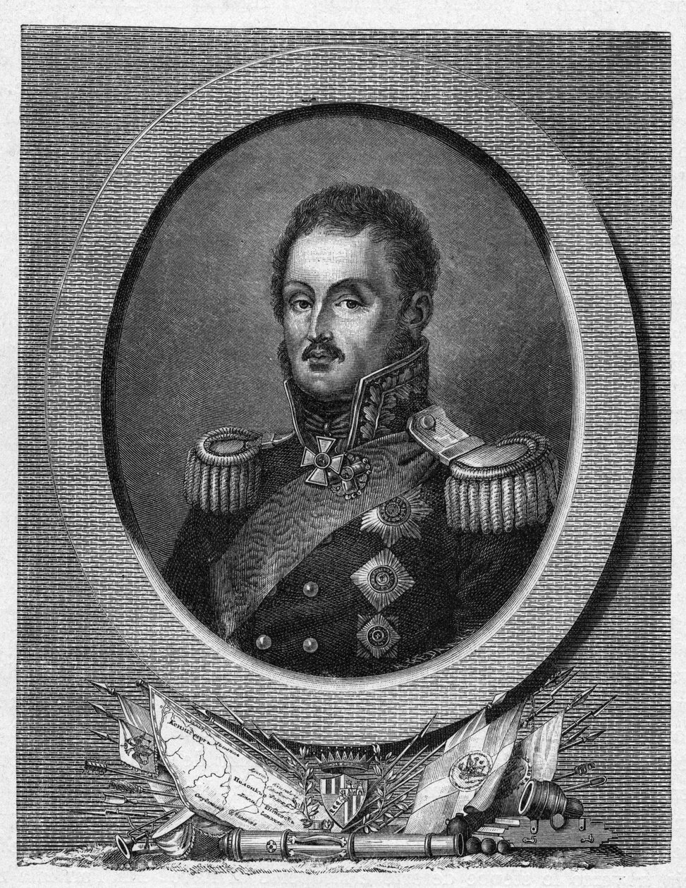 Louis Adolphe Pierre zu Sayn gróf Louis Adolphe Pierre zu Sayn Wittgenstein gróf portréja - alkotó: Artist Unknown