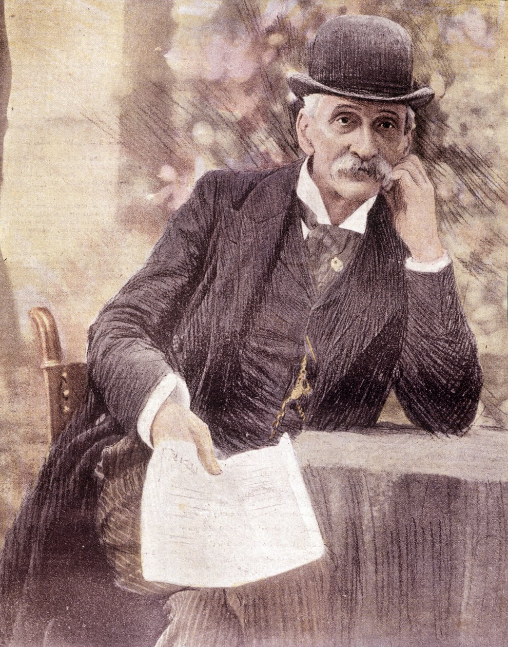 Giuseppe Zanardelli (1826-1903), az Olasz Tanács elnökének portréja. alkotó: Artist Unknown