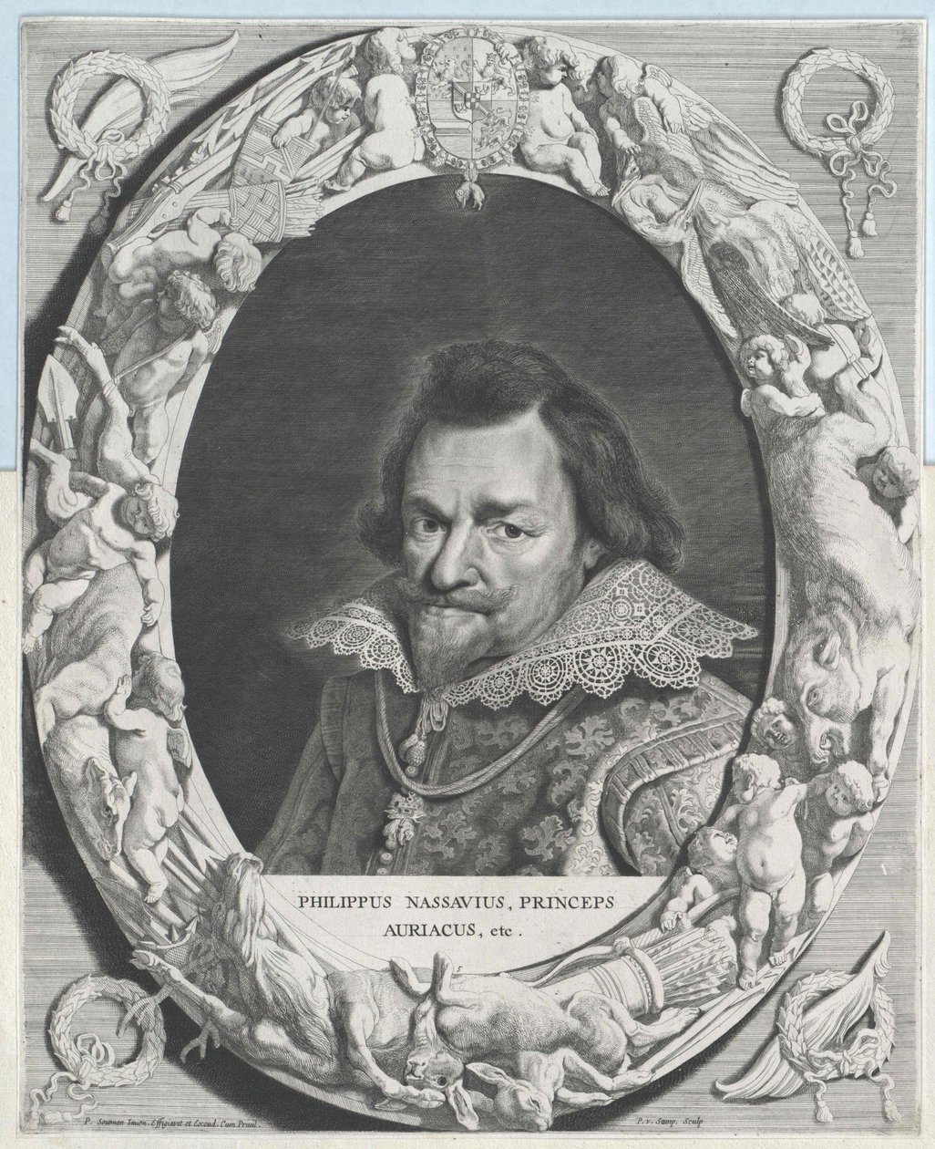 Philipp Wilhelm orániai herceg (nyomtatás) alkotó: Artist Unknown