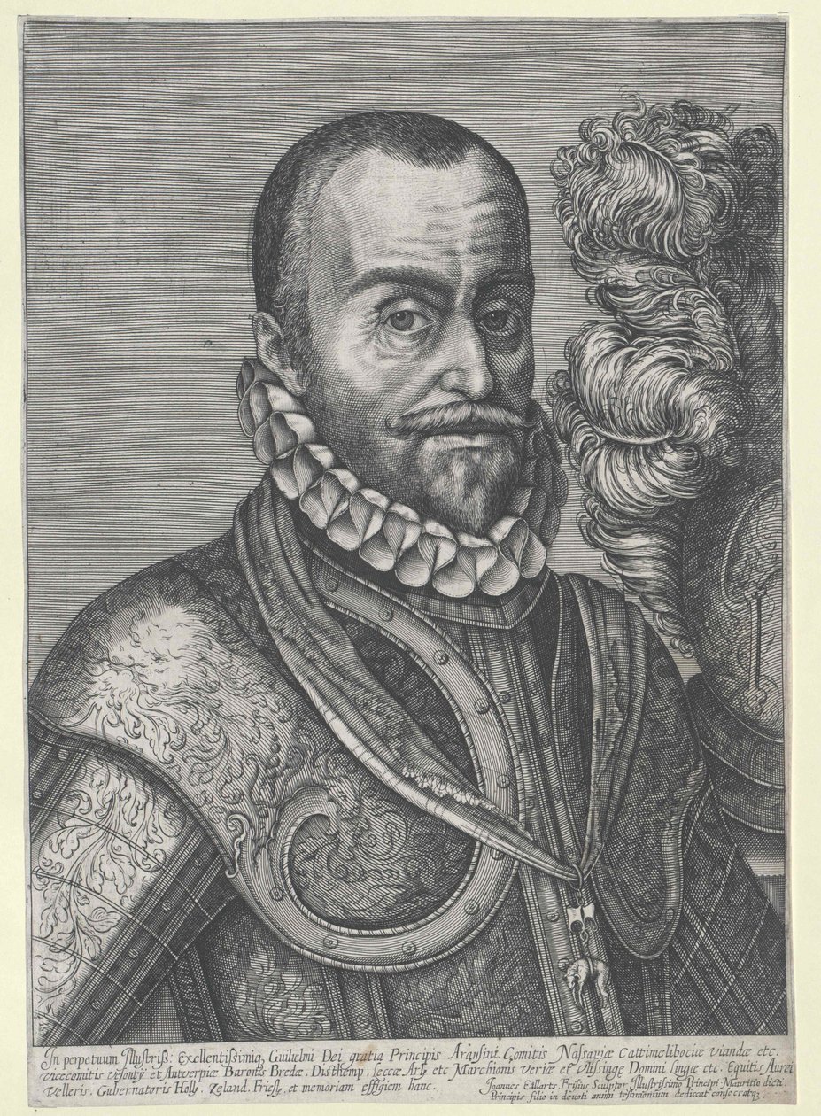 I. Vilmos orániai herceg (nyomtatás) alkotó: Artist Unknown