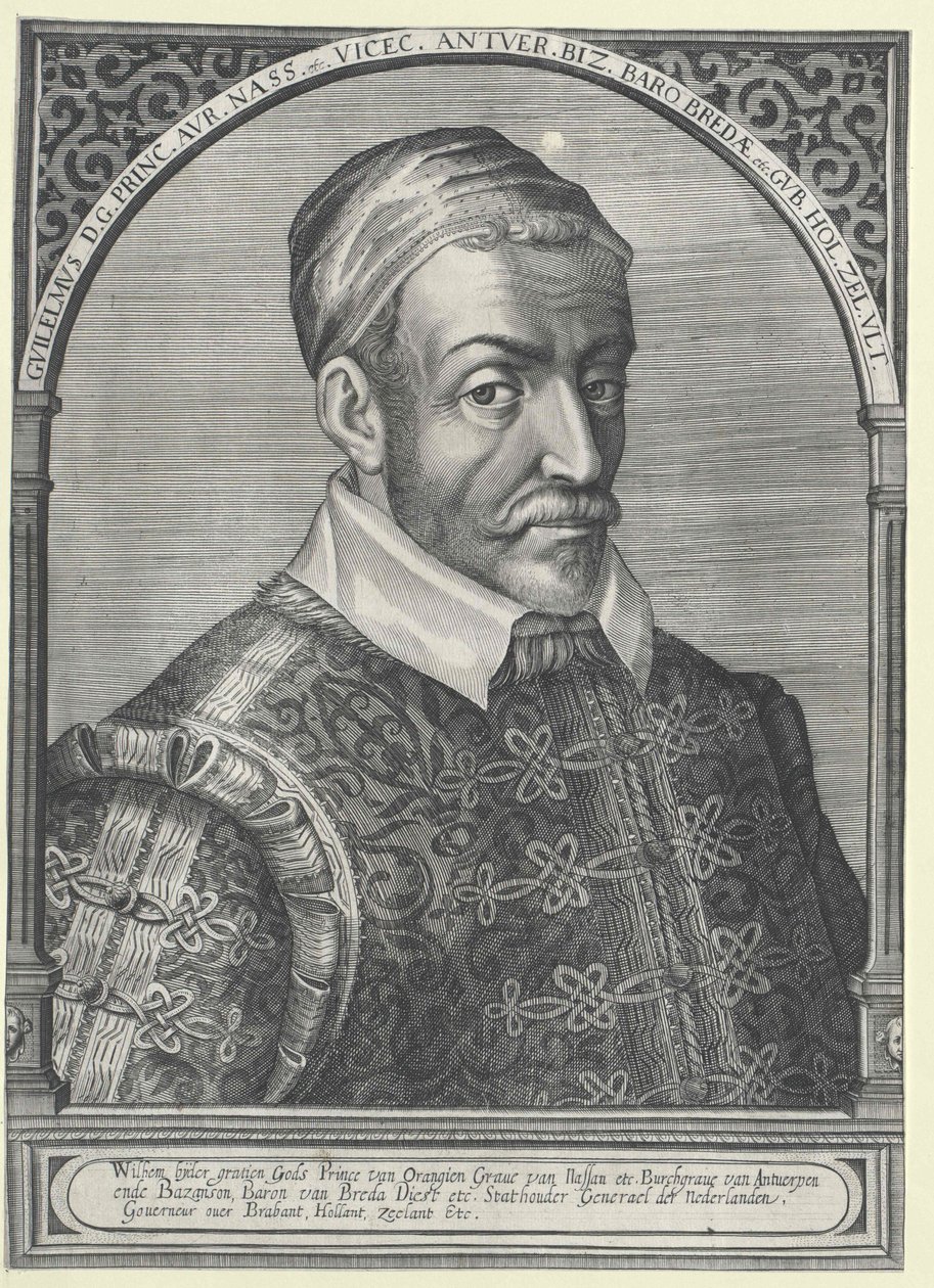 I. Vilmos orániai herceg (nyomtatás) alkotó: Artist Unknown