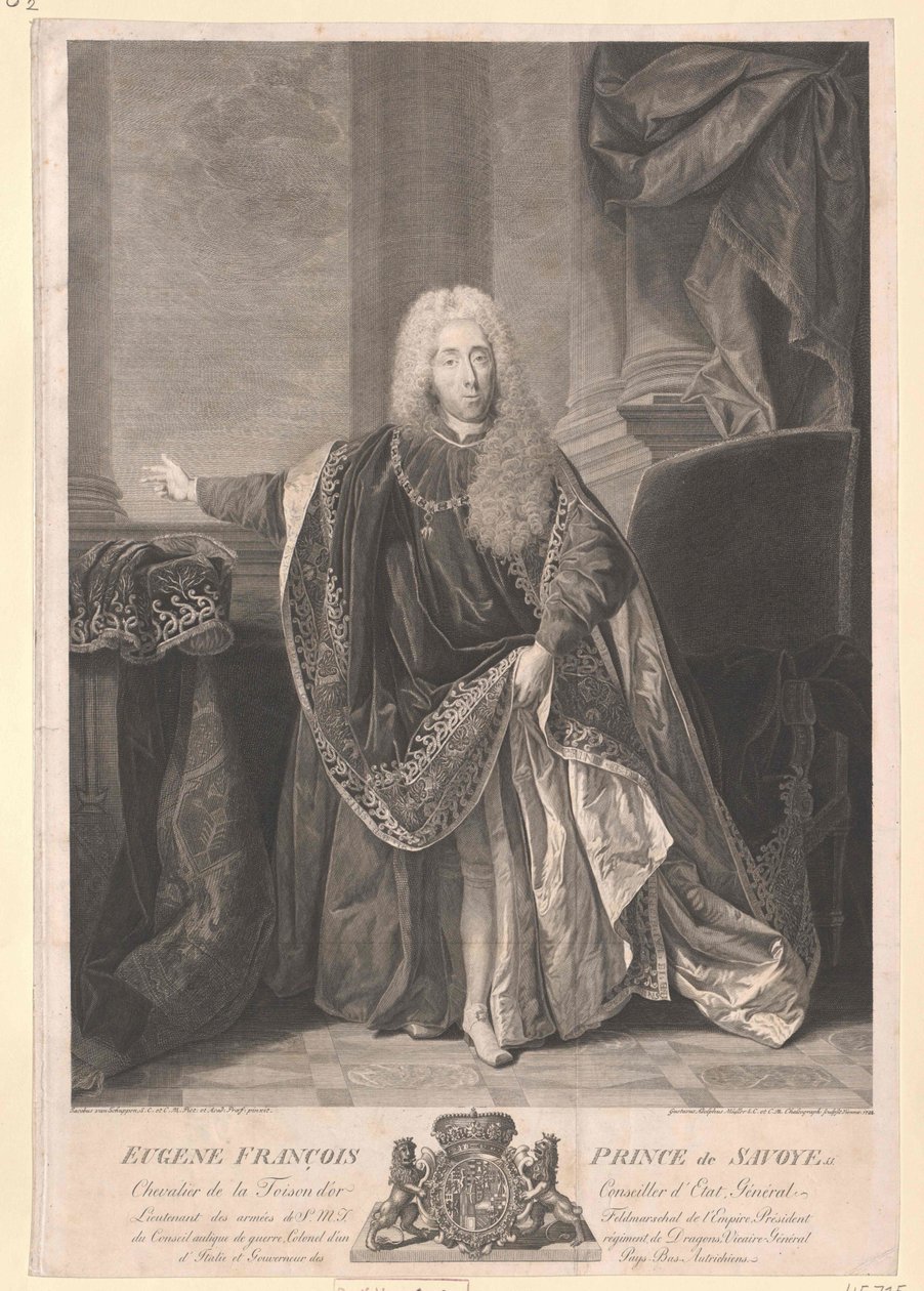 Savoyai herceg Carignan Eugene alkotó: Artist Unknown