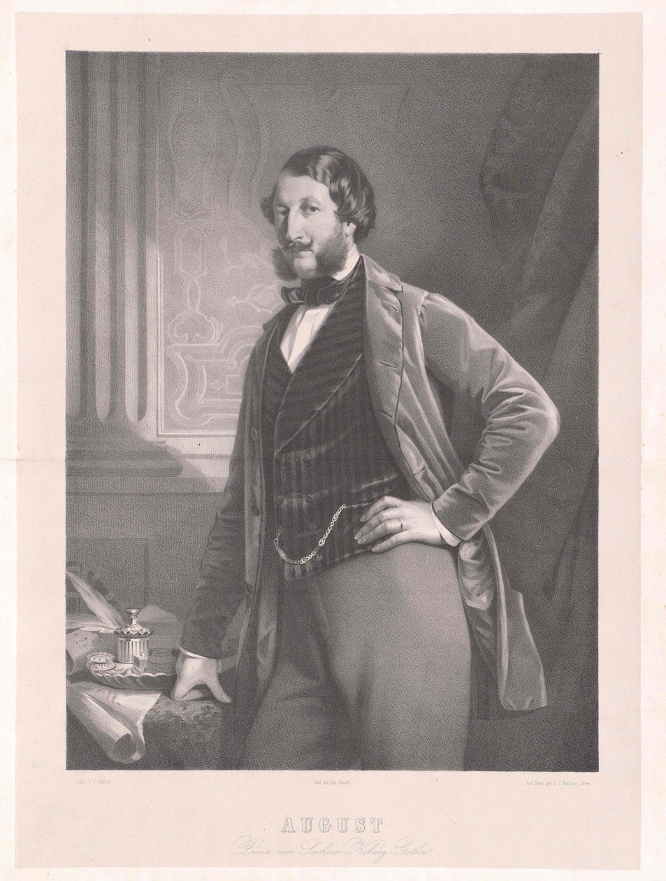 Szász-Coburg-Gotha Augusztus hercege alkotó: Artist Unknown