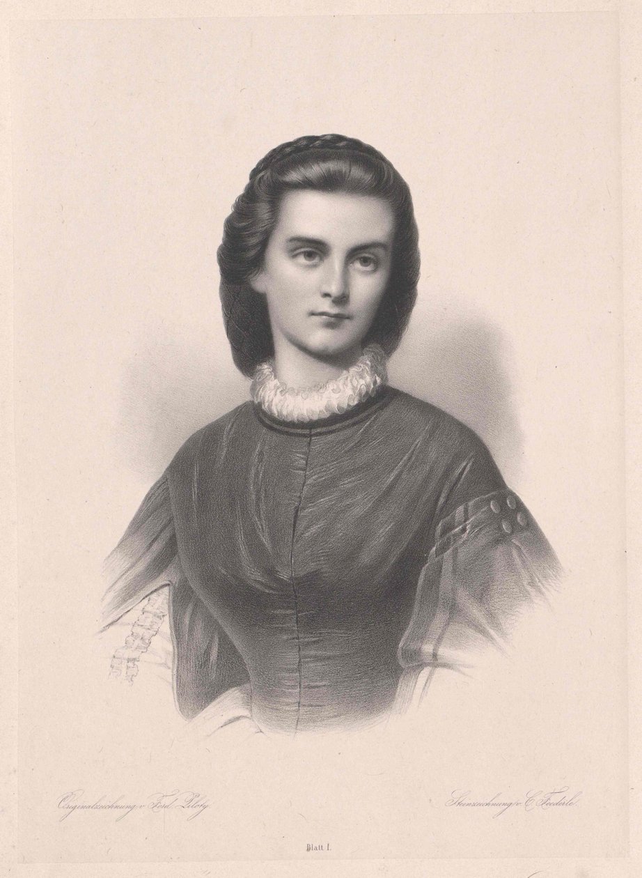 Marie Gelnhausen bajor hercegnő (nyomtatás) alkotó: Artist Unknown