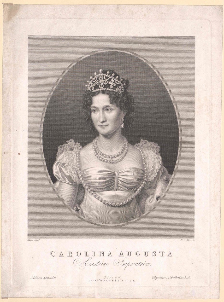 Bajorország hercegnője (1792-1873) Caroline alkotó: Artist Unknown