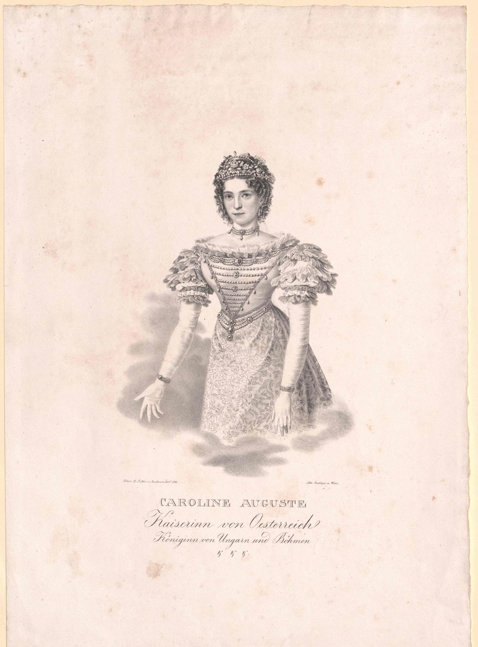 Bajorország hercegnője (1792-1873) Caroline alkotó: Artist Unknown