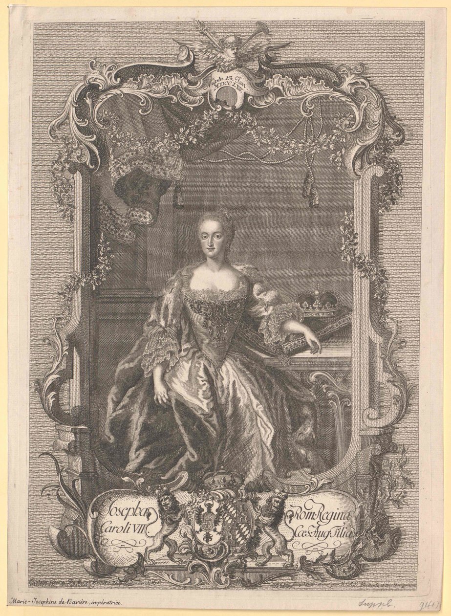 Maria Josefa bajor hercegnő alkotó: Artist Unknown