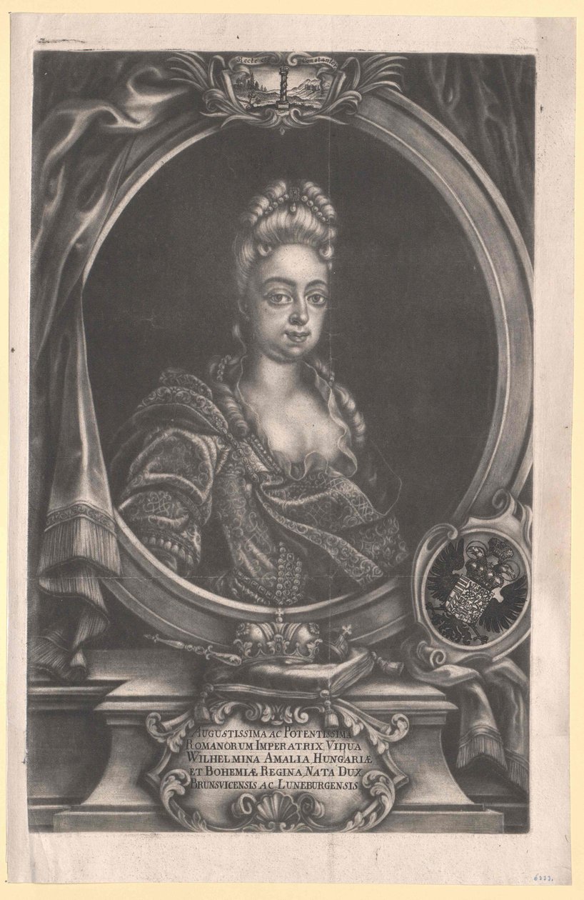 Wilhelmine Amalie braunschweigi-lenemburgi hercegnő alkotó: Artist Unknown