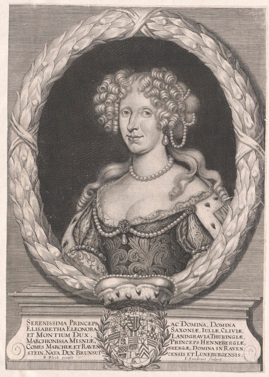 Elisabeth Eleanor braunschweigi hercegnő (nyomtatás) alkotó: Artist Unknown