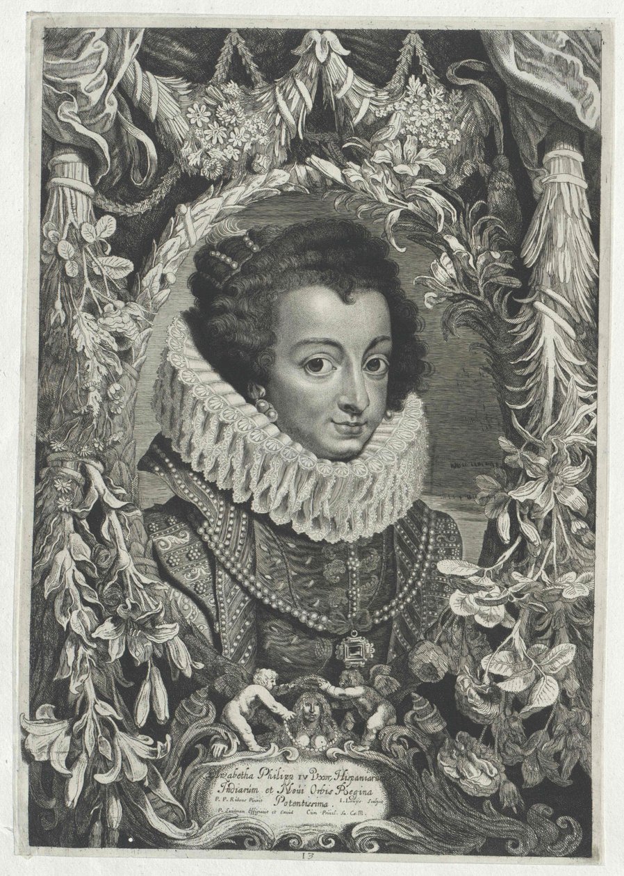 Erzsébet francia hercegnő (nyomtatás) alkotó: Artist Unknown