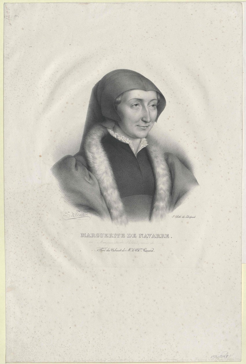 Margit francia hercegnő (nyomtatás) alkotó: Artist Unknown