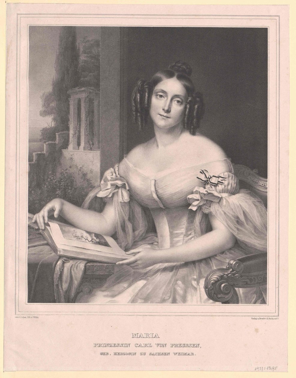 Eisenach Mária szász-weimari hercegnő Eisenach Mária alkotó: Artist Unknown