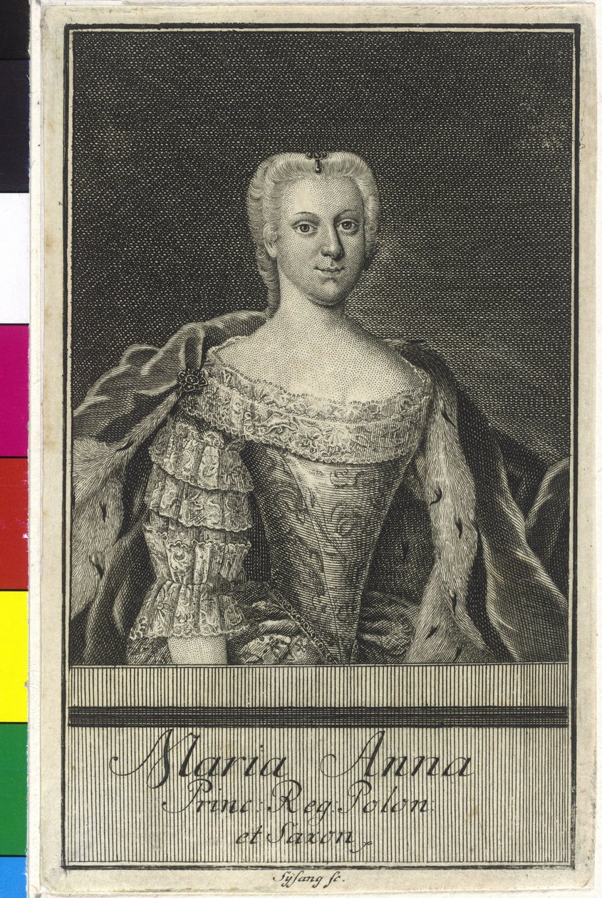 Mária Anna szász hercegnő alkotó: Artist Unknown
