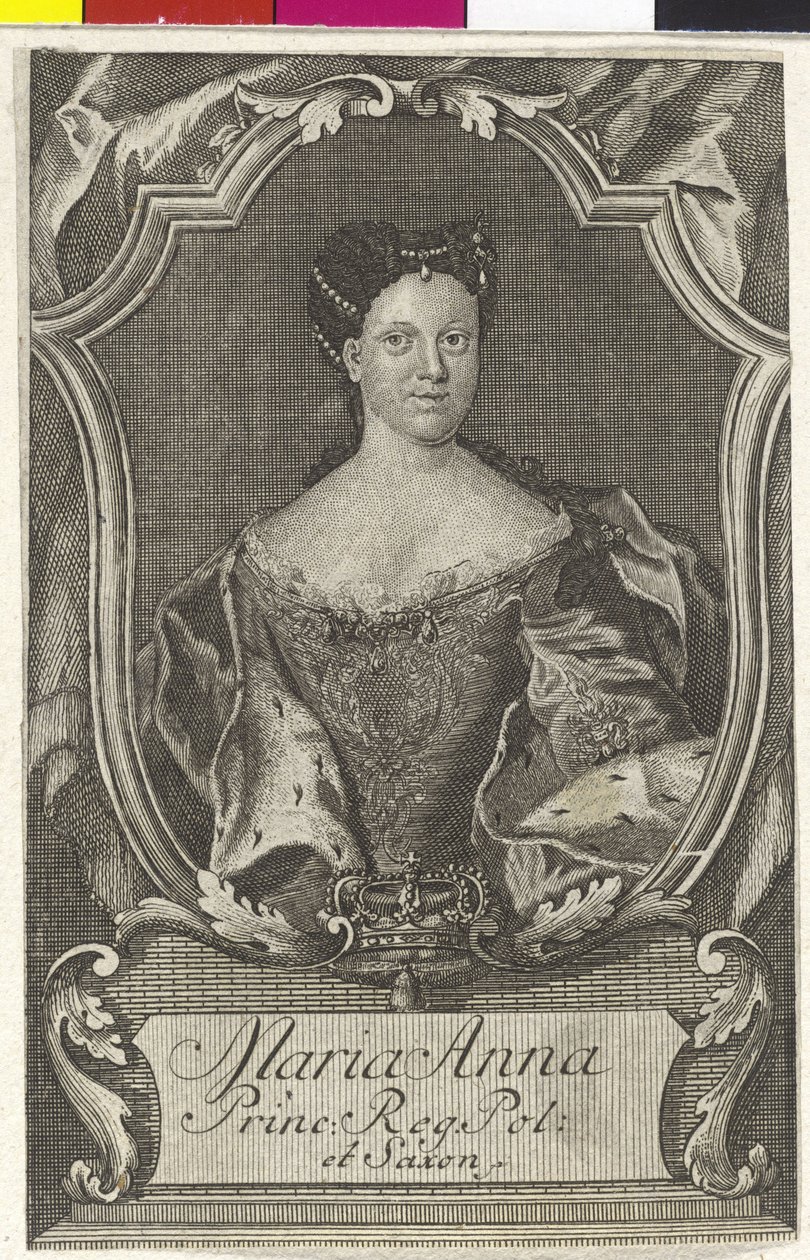 Mária Anna szász hercegnő alkotó: Artist Unknown