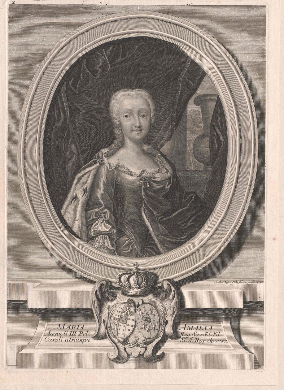 Marie Amalie szász hercegnő alkotó: Artist Unknown