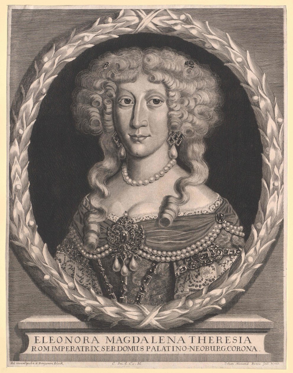 Eleonóra Magdolna Terézia palotai hercegnő alkotó: Artist Unknown