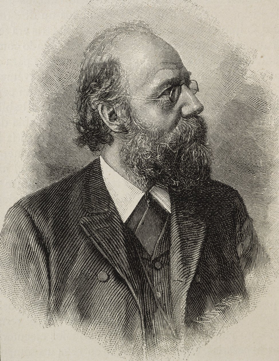 RICKERT, Heinrich (1863-1936). Német filozófus, az egyik vezető neokantiánus. Metszet alkotó: Artist Unknown