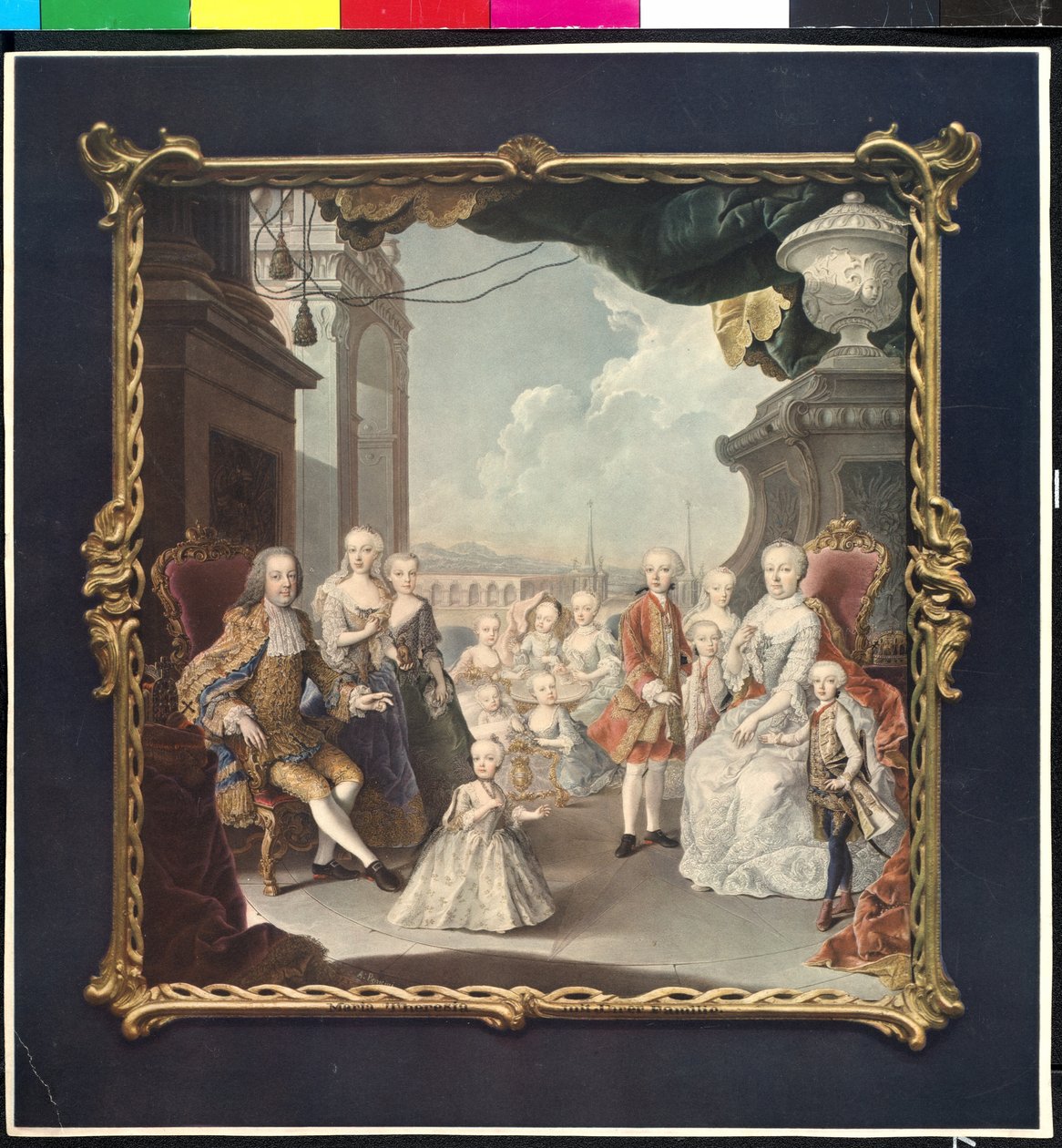 Római német császárné 1717 - 1780 Mária Terézia alkotó: Artist Unknown