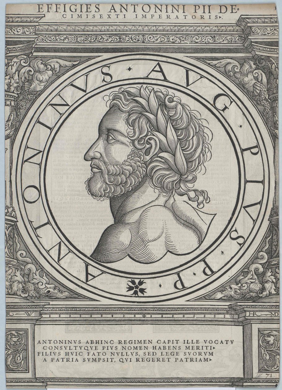 Antoninus Pius római császár alkotó: Artist Unknown