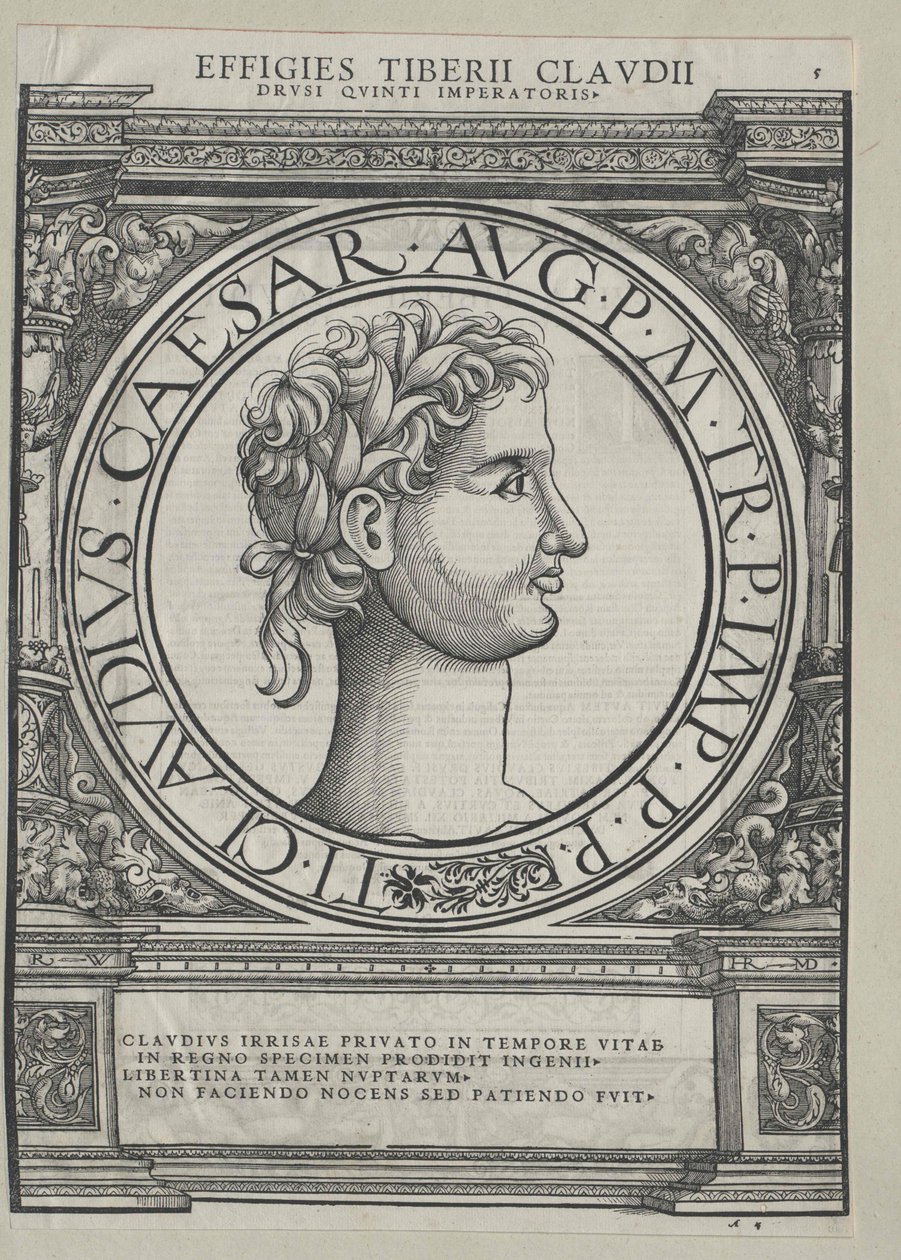 Claudius római császár alkotó: Artist Unknown