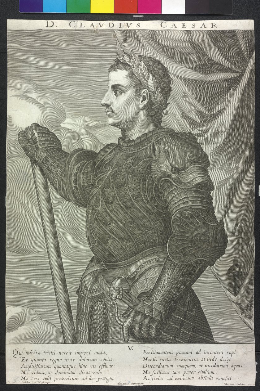 Claudius római császár alkotó: Artist Unknown