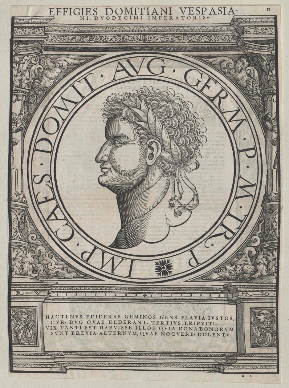 Domitianus római császár alkotó: Artist Unknown