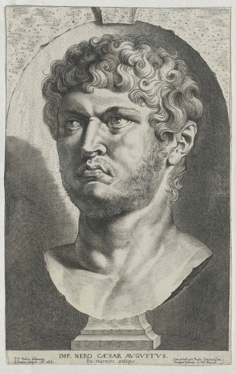 Nero római császár (nyomtatás) alkotó: Artist Unknown