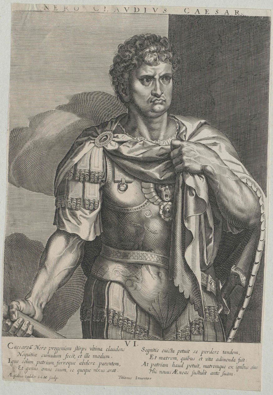 Néró római császár alkotó: Artist Unknown