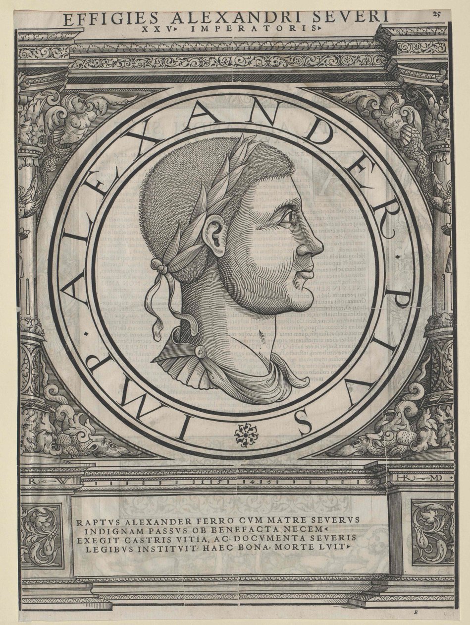 Severus Alexander római császár alkotó: Artist Unknown