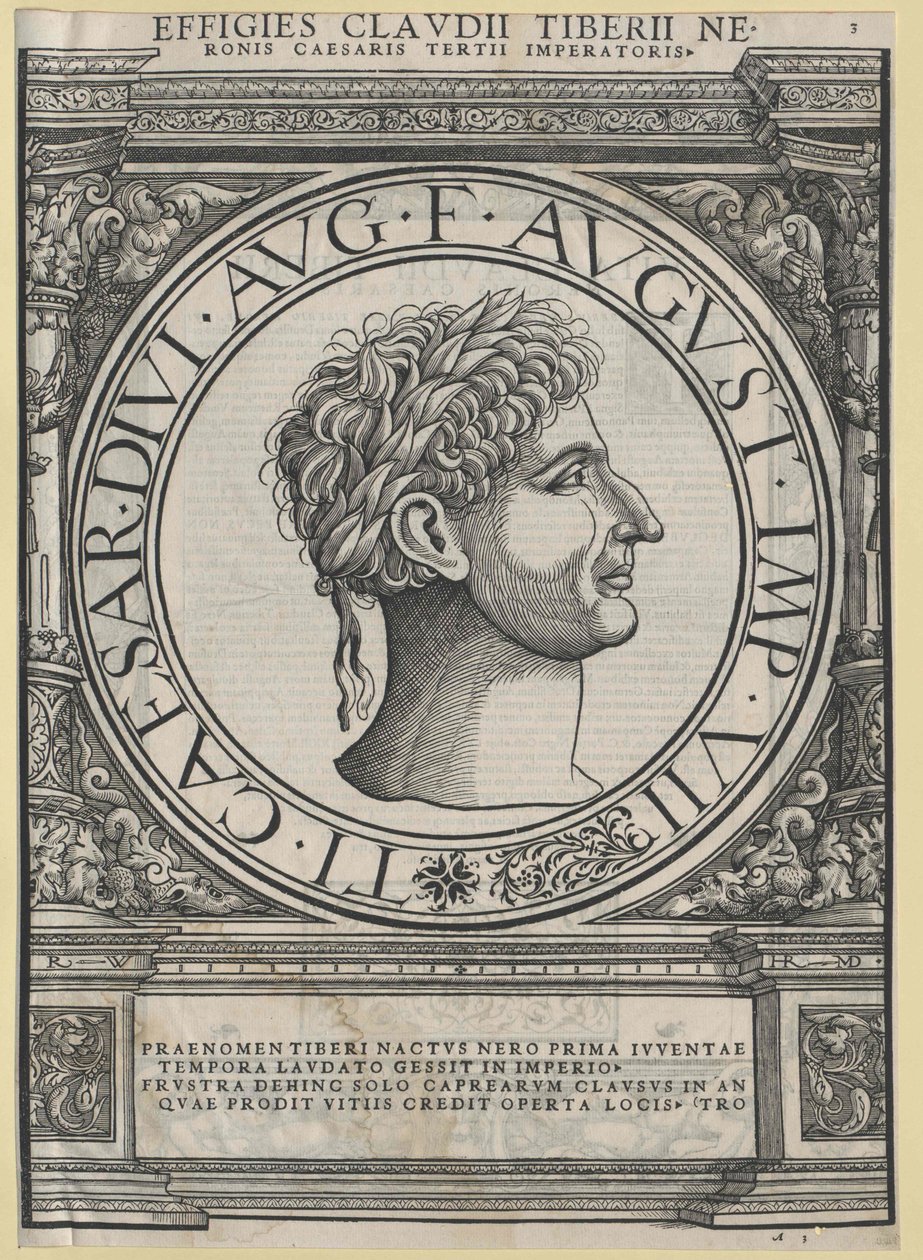 Tiberius római császár alkotó: Artist Unknown