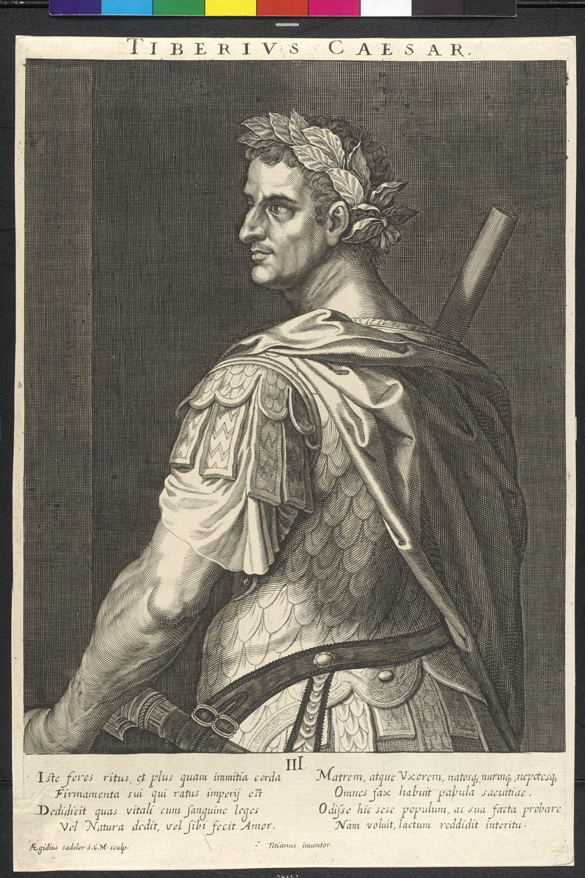Tiberius római császár alkotó: Artist Unknown