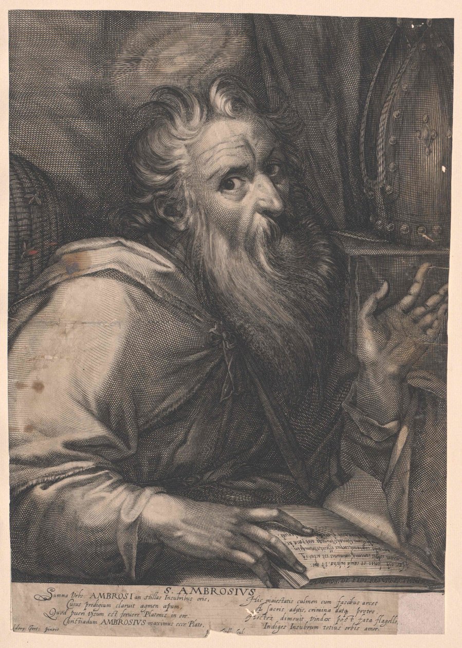 Milánói Szent Ambrus alkotó: Artist Unknown