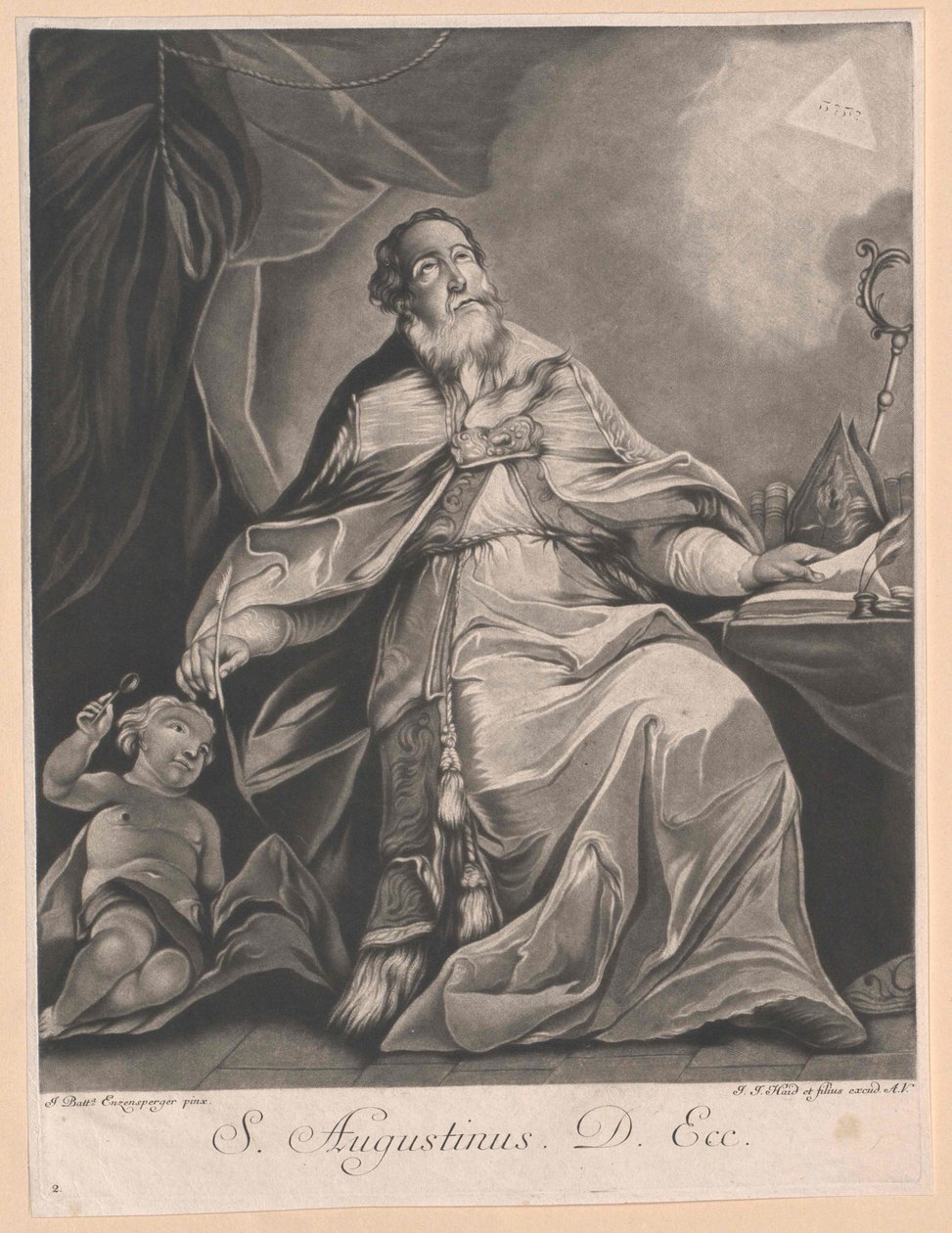 Hippói Szent Ágoston alkotó: Artist Unknown