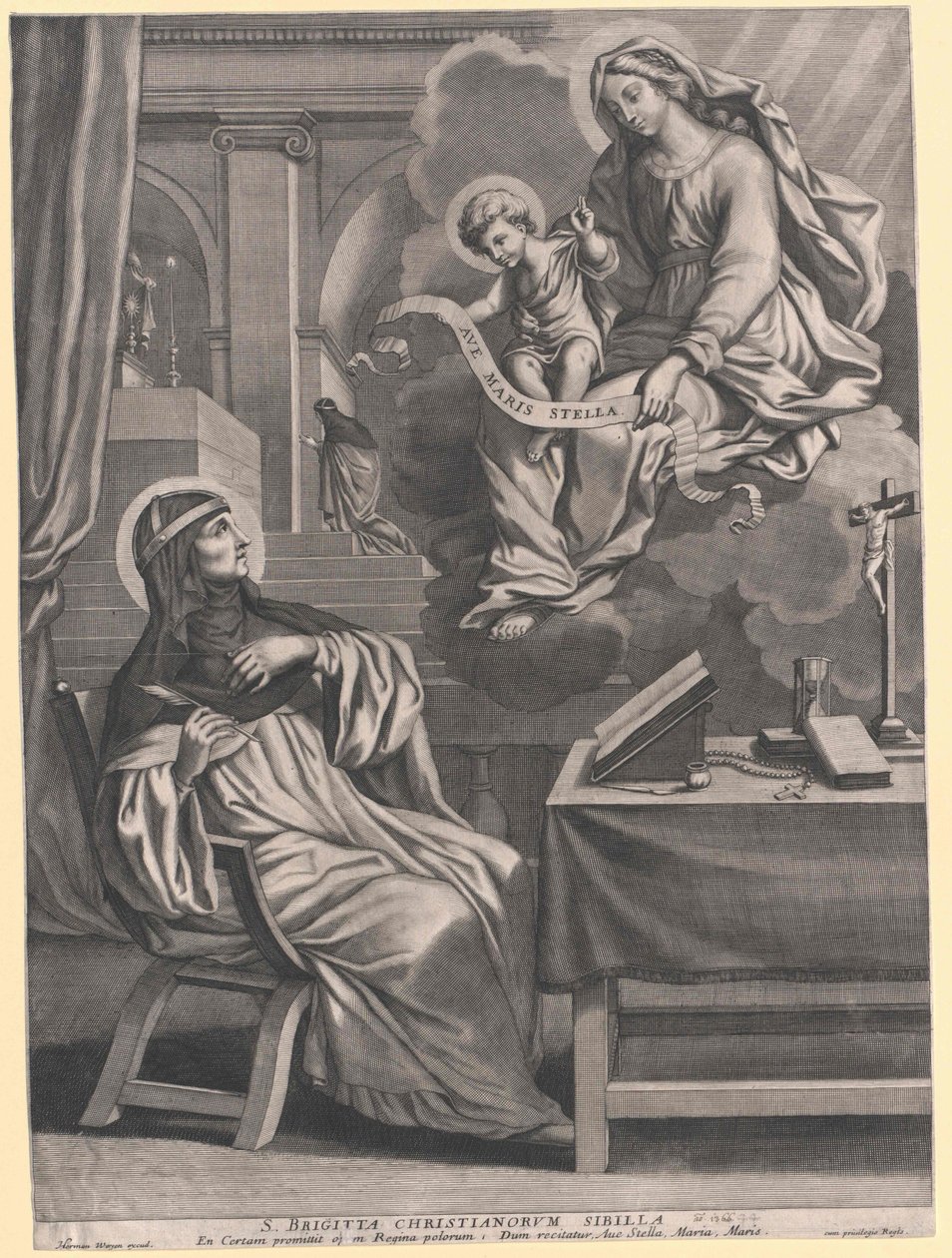 Svéd Szent Brigitta alkotó: Artist Unknown