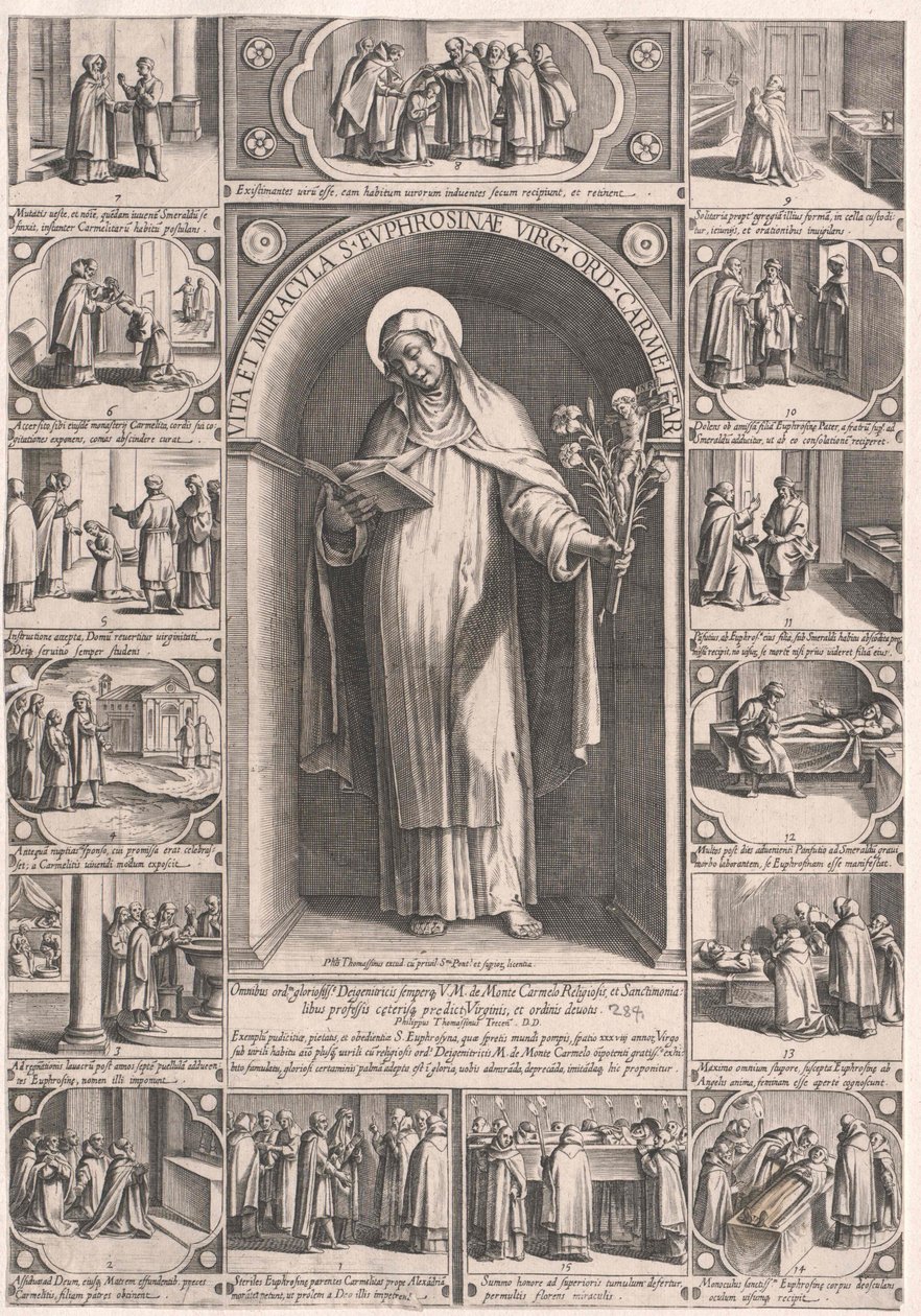 Alexandriai Szent Eufroziné alkotó: Artist Unknown