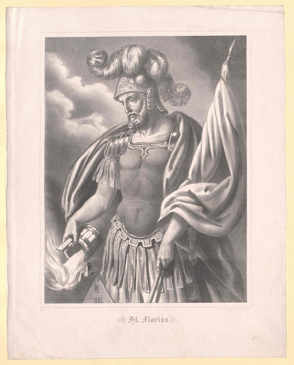 Szent Flórián alkotó: Artist Unknown