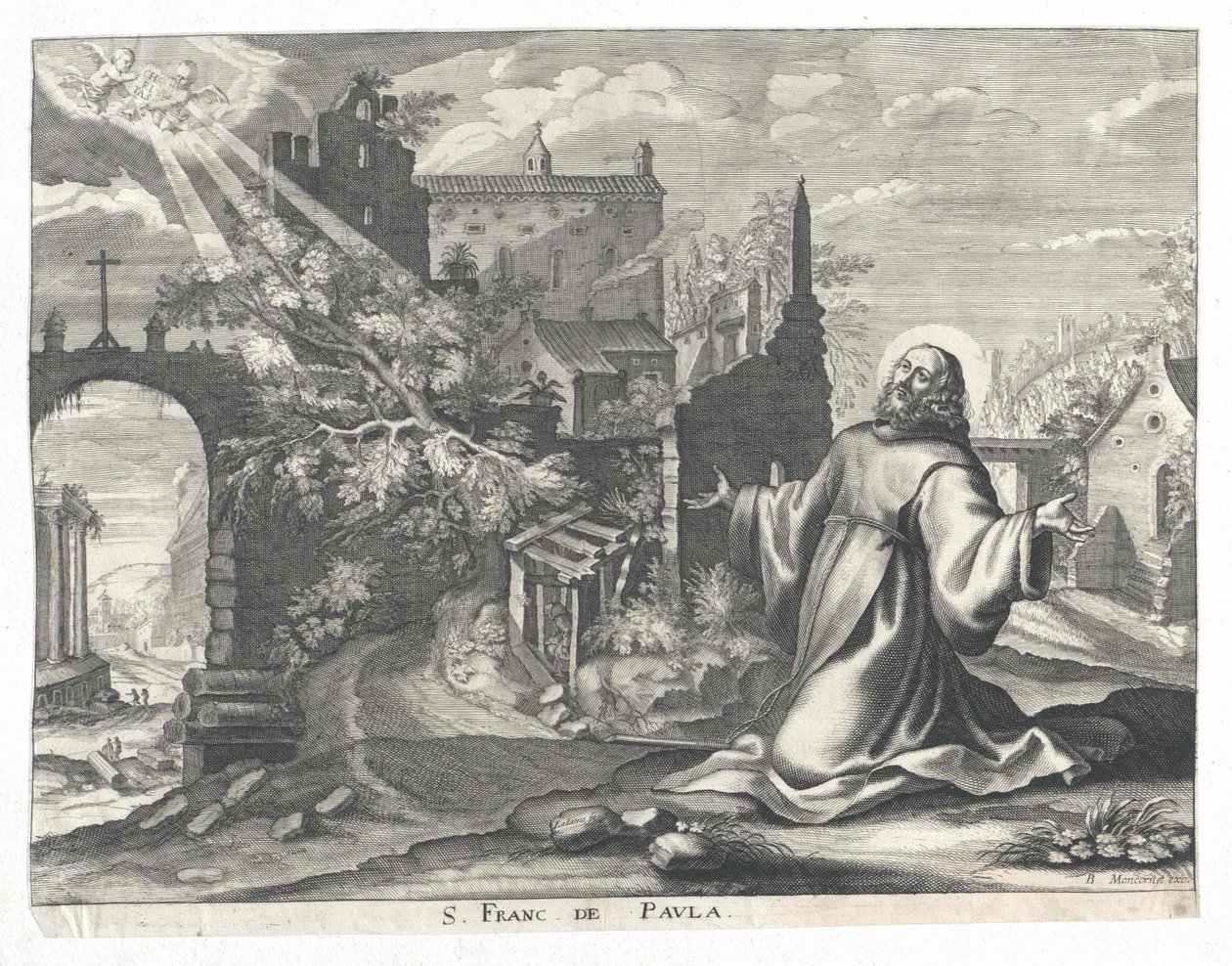 Paulai Szent Ferenc alkotó: Artist Unknown