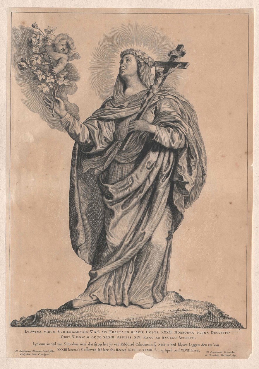 Schiedami Szent Lidwina alkotó: Artist Unknown