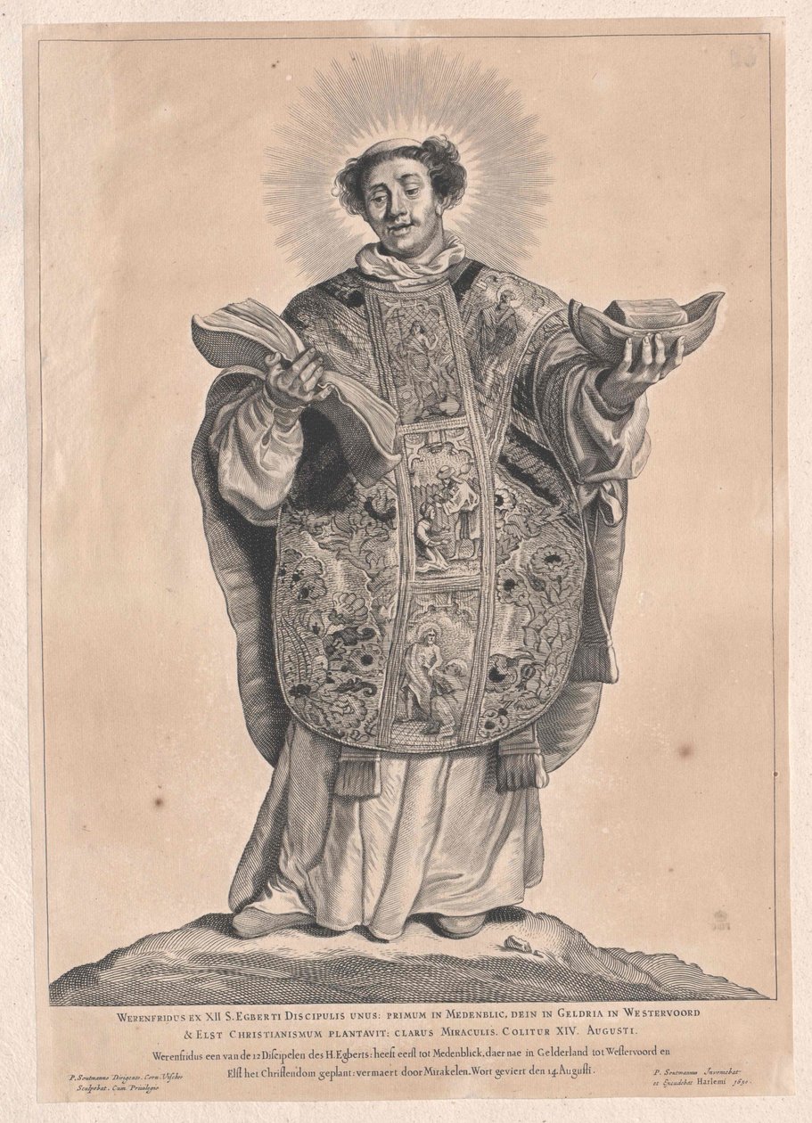 Szent Werenfrid alkotó: Artist Unknown
