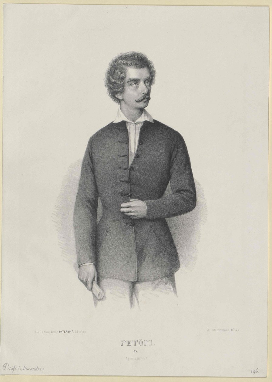 Petőfi Sándor alkotó: Artist Unknown