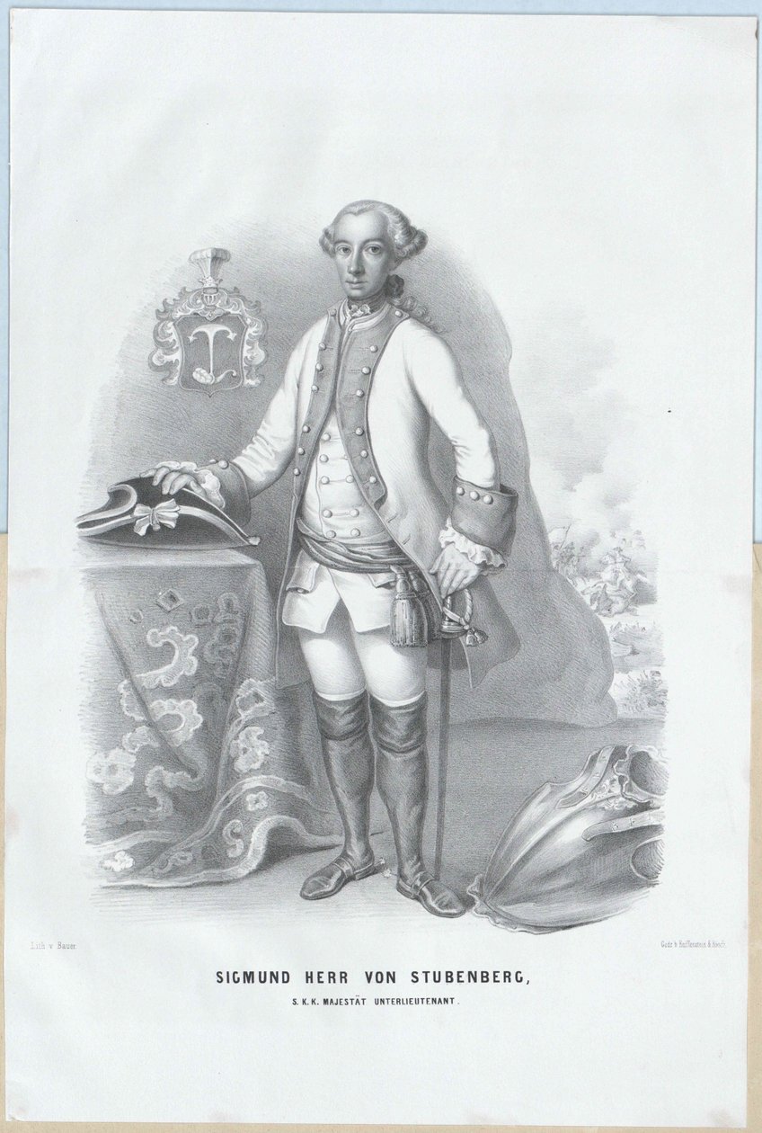 Sigmund Mister to Stubenberg alkotó: Artist Unknown
