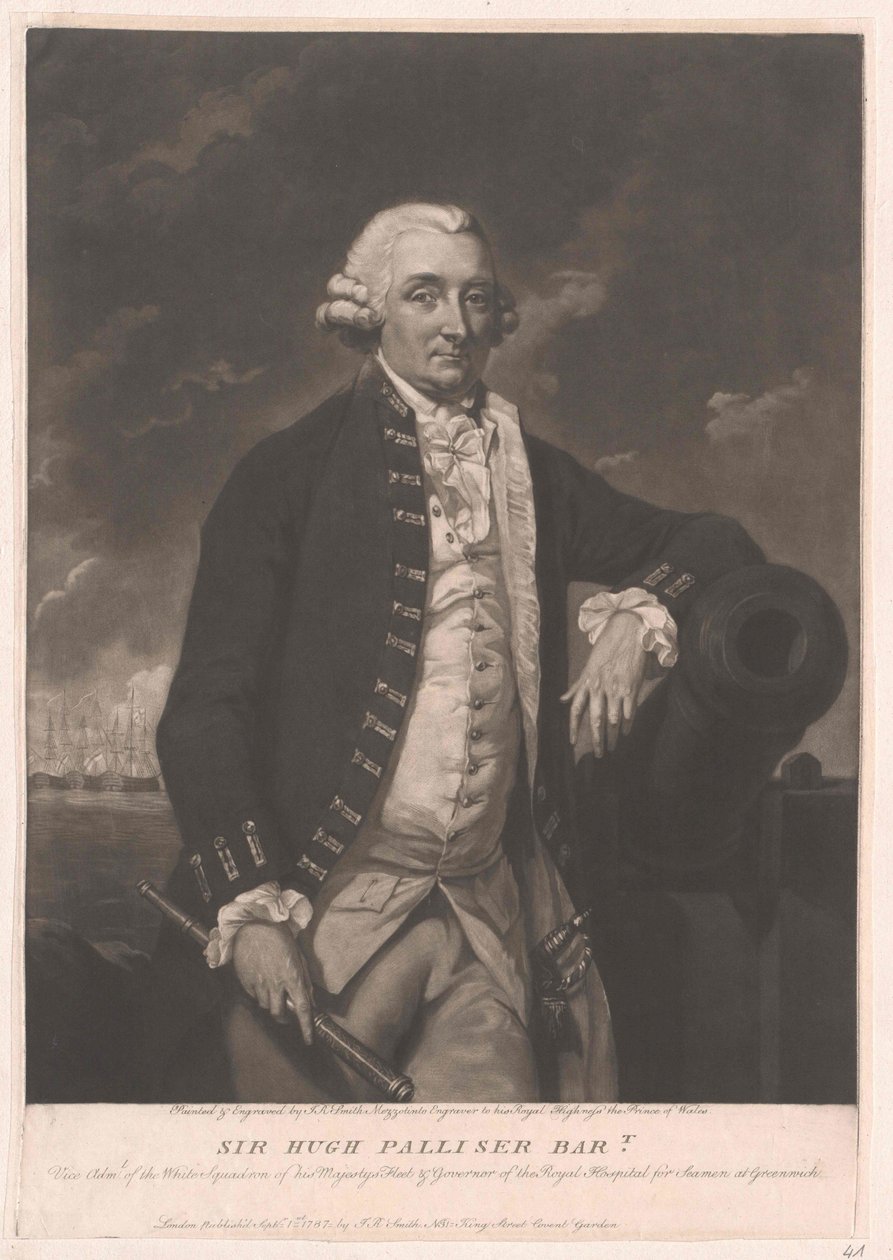 Sir Hugh 1. báró Palliser alkotó: Artist Unknown