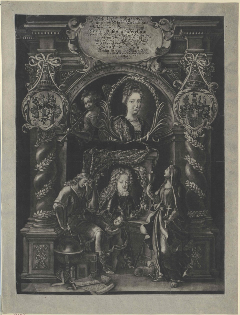 Susanna Dorothea von Eybiswald (nyomtatás) alkotó: Artist Unknown
