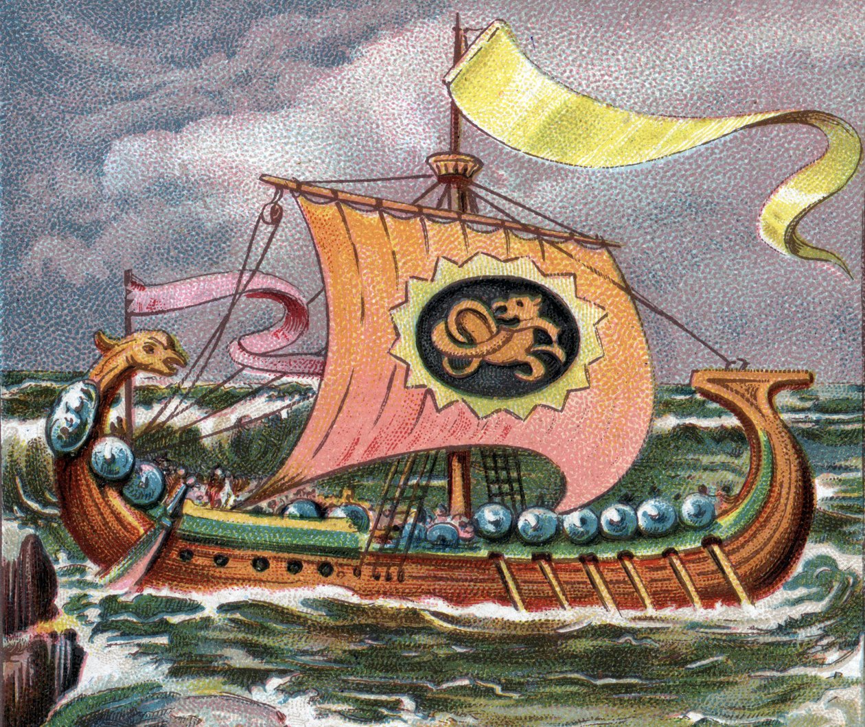 VIKING SHIP - Drakkar alkotó: Artist Unknown