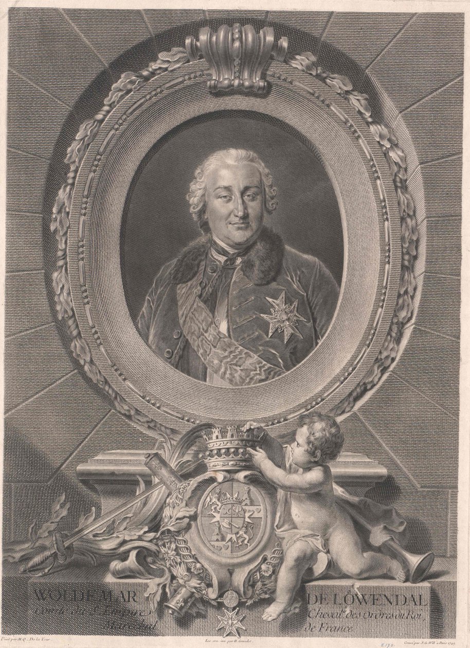 Valdemar gróf Loewendal (nyomtatás) alkotó: Artist Unknown