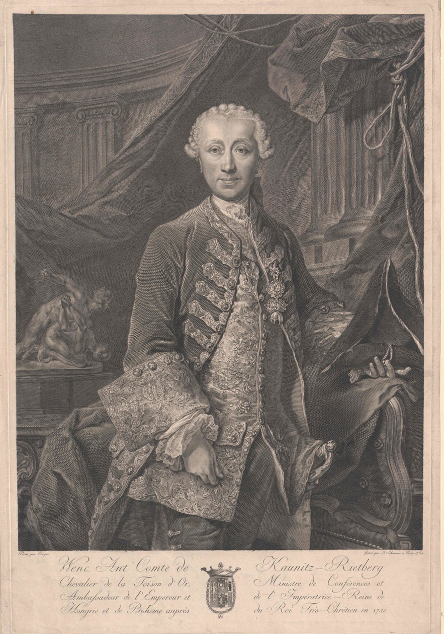 Wenzel Anton Kaunitz-Rietbergi herceg alkotó: Artist Unknown