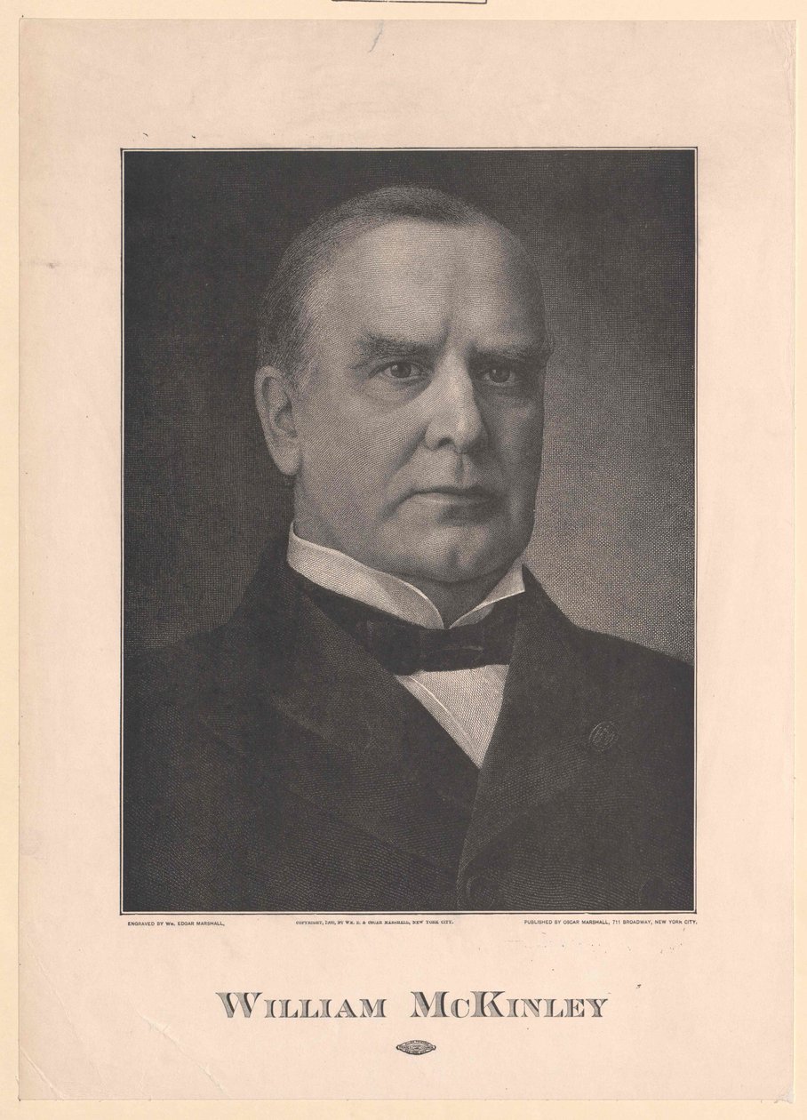 William MacKinley alkotó: Artist Unknown