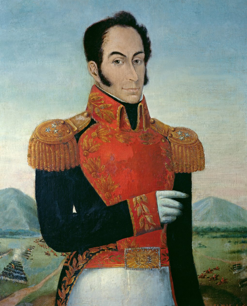 Simon Bolivar (1783-1830) alkotó: Arturo Michelena